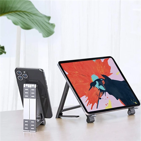 Universal 3 In 1 Adjustable Laptop Stand Folding Portable Desktop Holder for Laptop Tablet Phone