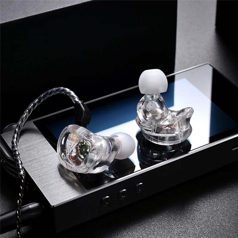 ZS10 Headphone Running Sport Earphone 4 Drive Unit Headset ZS6 With 4 Dynamic Hybrid In Ear Earphone HIFI DJ Monitor