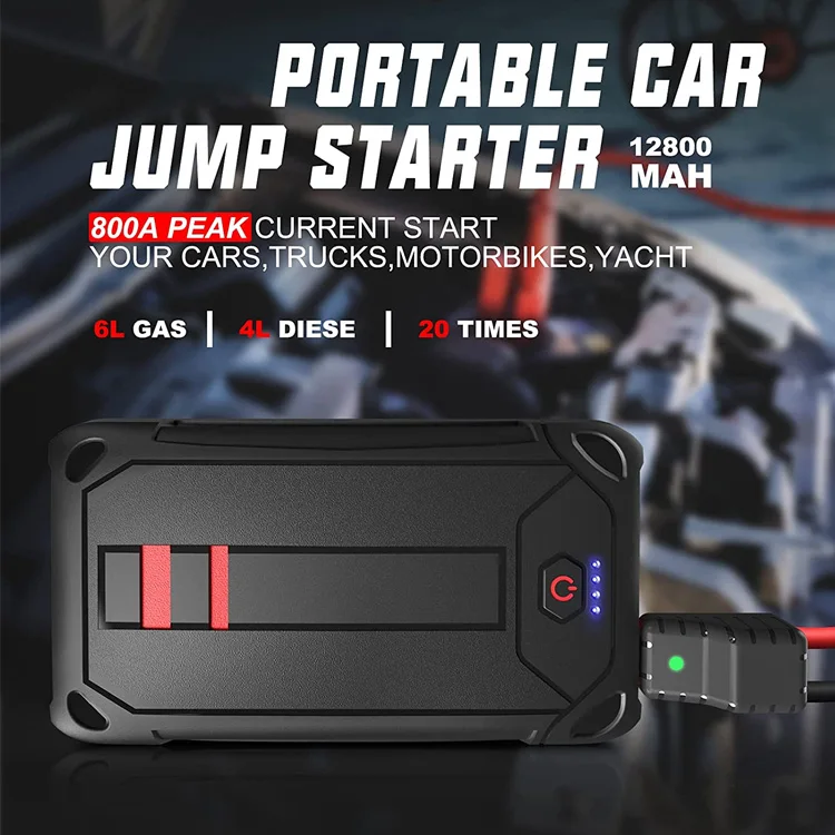 Power Bank Portable Car Jump Start Mini 4 USB Battery Jump Starter Car Jump Starter