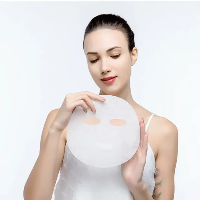 Wholesale Customization Eucalyptus Fiber Magnet Face Mask Sheet Disposable Facial Mask Paper Compressed Sheet Mask Facial