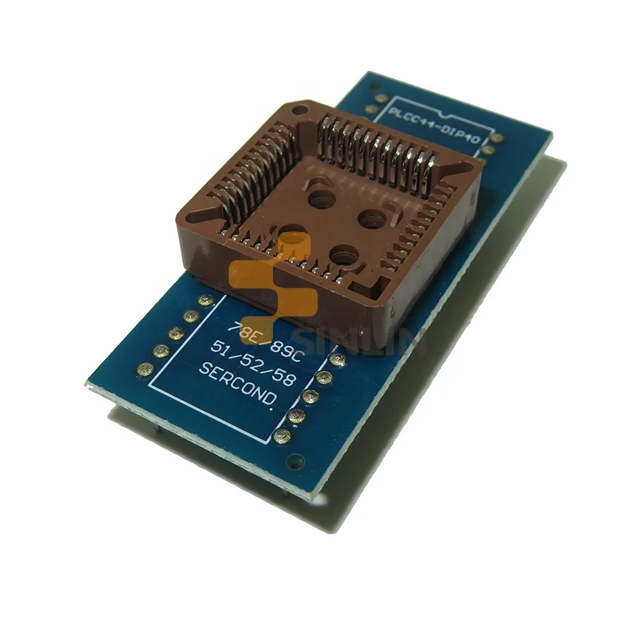 PLCC44 to DIP40  Programmer Adapter Socket IC Test Socket Automation Kits