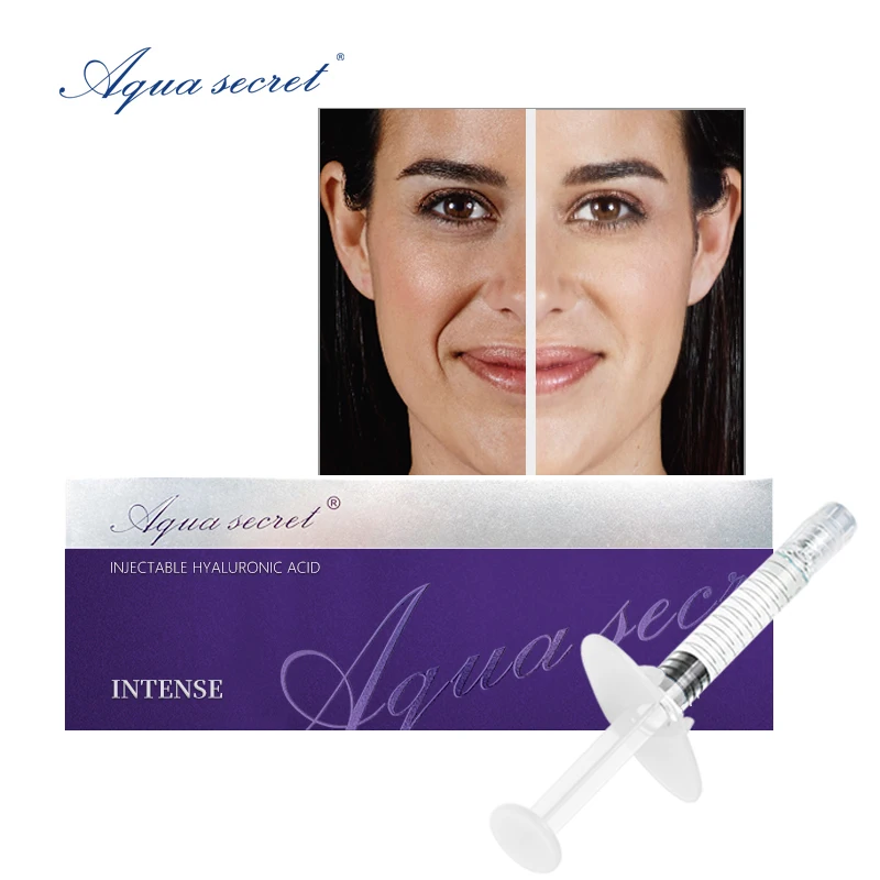 Aqua Secret CE approved hyaluronic acid 1ml 2ml acido hialuronico injectable buy for facial derma filler
