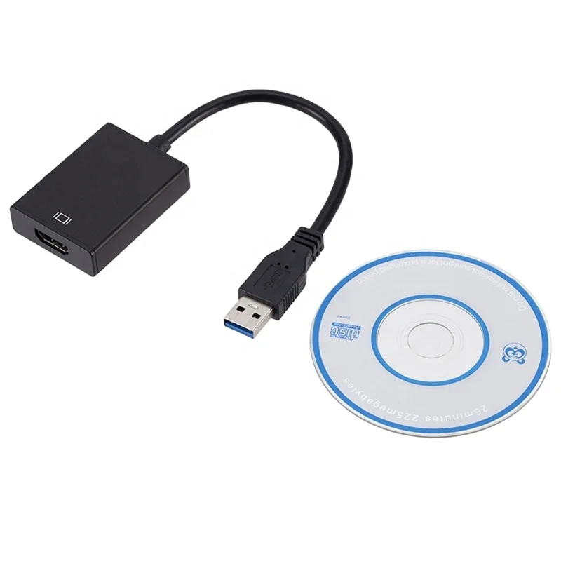  1080P USB 3 0 штекер-HDMI гнездо видео конвертер адаптер кабель для ноутбука HDTV