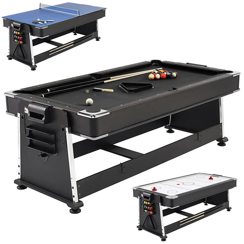 High Quality Outdoor English Multi Game Air Hockey Pingpong Pool Dining Table