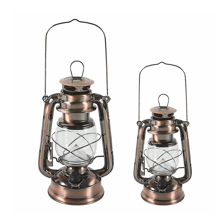 Decorative Retro Kerosene Lamp Antique Lantern Vintage LED Outdoor Tent Light Kerosene Camping Light