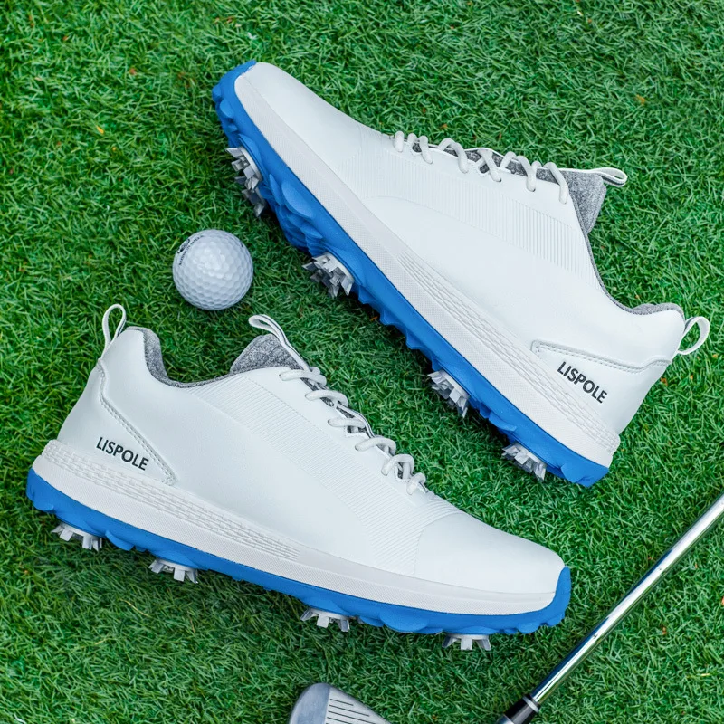 Men Golf Shoes Genuine Leather Golf Sneakers Comfortable Walking Sneakers Outdoor Jogging Breathable Summer golf Shoes