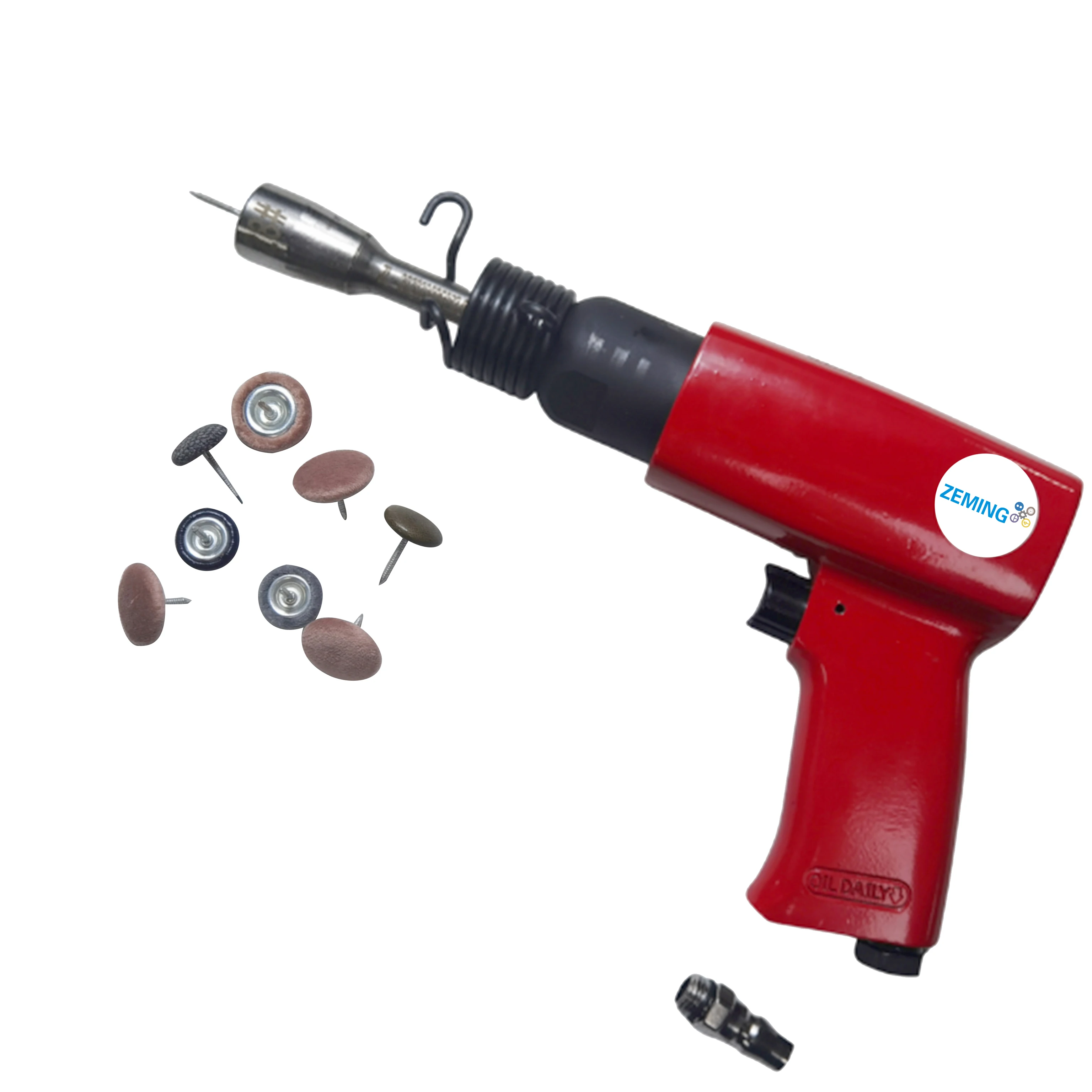 High Efficiency High Impact Pneumatic Hammer Big Nail Gun For Wood Furniture Upholstery Buttons