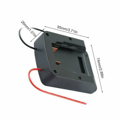 Battery Adapter for DeWALTs  20V DCB200 DCB203 DCB204 Max 18V dock power connector 14 gauge Connector battery holder