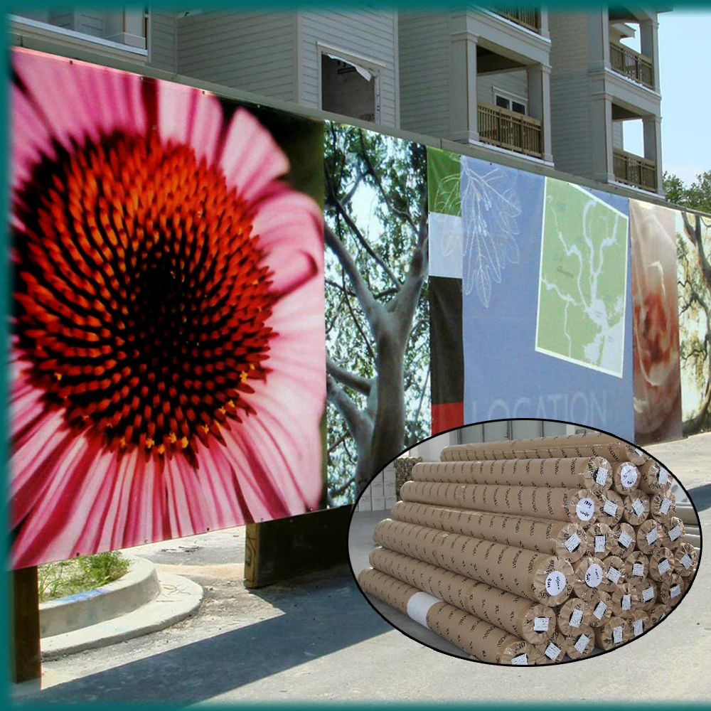 Custom outdoor advertising fabric pvc vinyl print banner for promotion construction fence printed sublimation banner