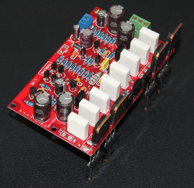 Taidacent 200 Wat 8 Ohm Stereo Mono Amplifier Finished Board for Subwoofer L20 200W 8R Amplifier Board