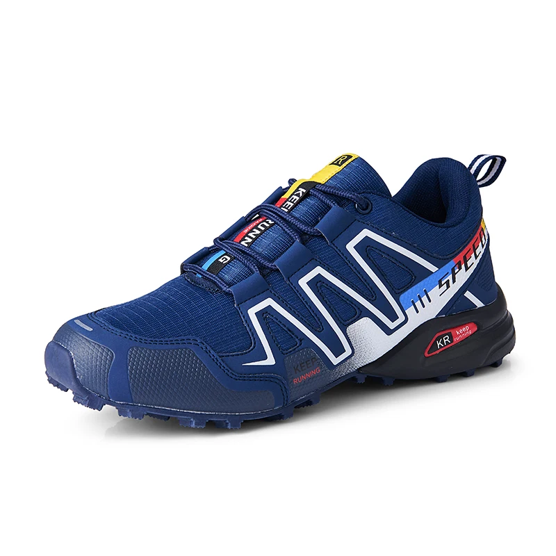 
Hot Sale Leather Anti Slip Outdoor Mountain Wholesale Factory Price Desert Salamon Climbing Shoes Big Size Hiking Boots Men 