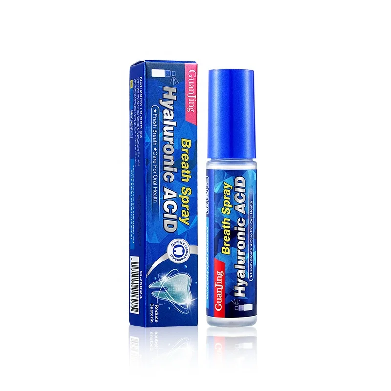 Hyaluronic Acid Breath Spray Oral Health Fresh Breath Mint Spray for Bad Breath