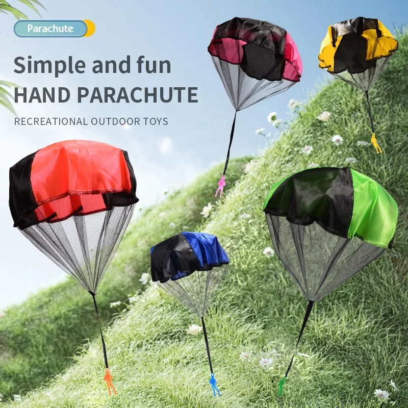 Manufacturers direct sales children hand throwing parachutes air parachute with soldiers outdoor sports toys wholesale