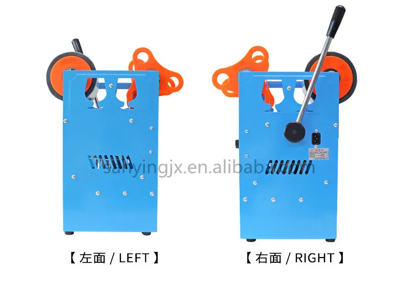 Semi-Auto Plastic Cup Film Sealer Electric Bubble Tea Cup Sealing Machine For Sale