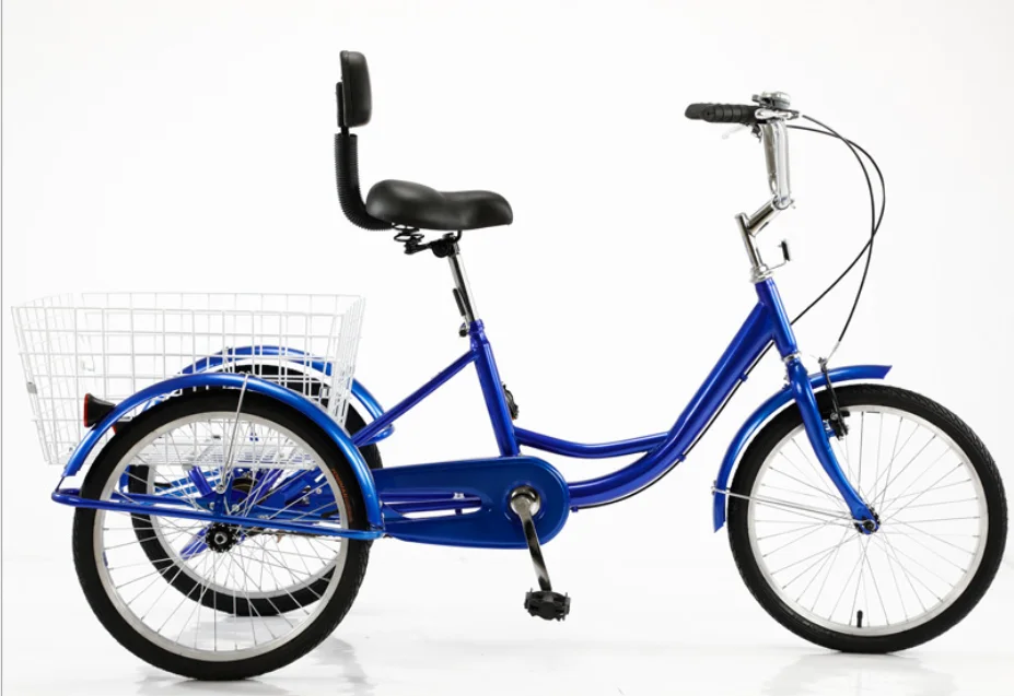 Factory 20 inch 24 26 old force adult pedal trike tricycle with frame loading