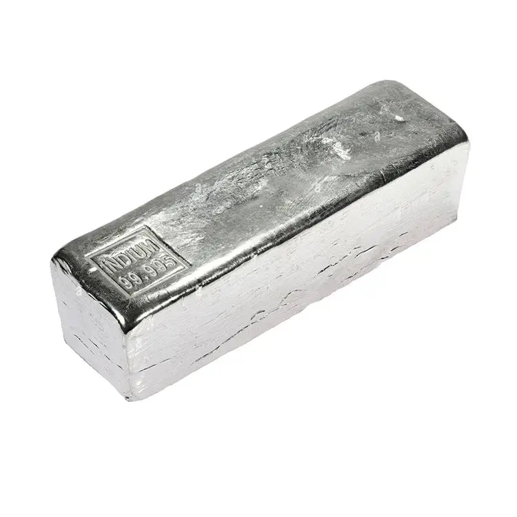 Supply Indium Raw Metal with Low Price, Indium Ingots MOQ 1kg