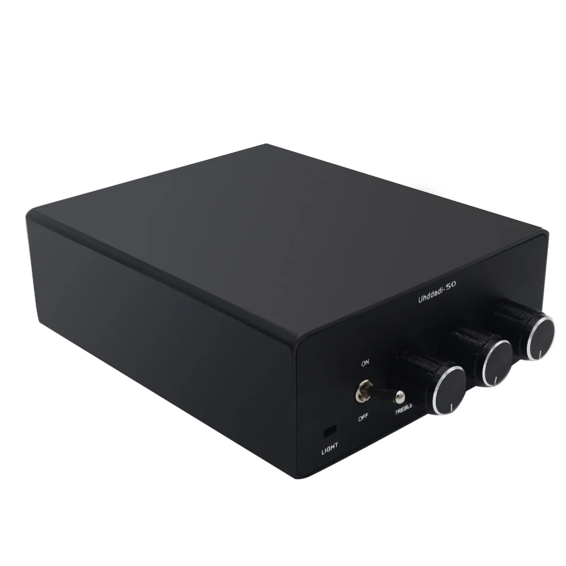 2022 50W digital power amplifier Blue 5.0 stereo audio amplifier receiver 2-channel D-class Mini amplifier for Home