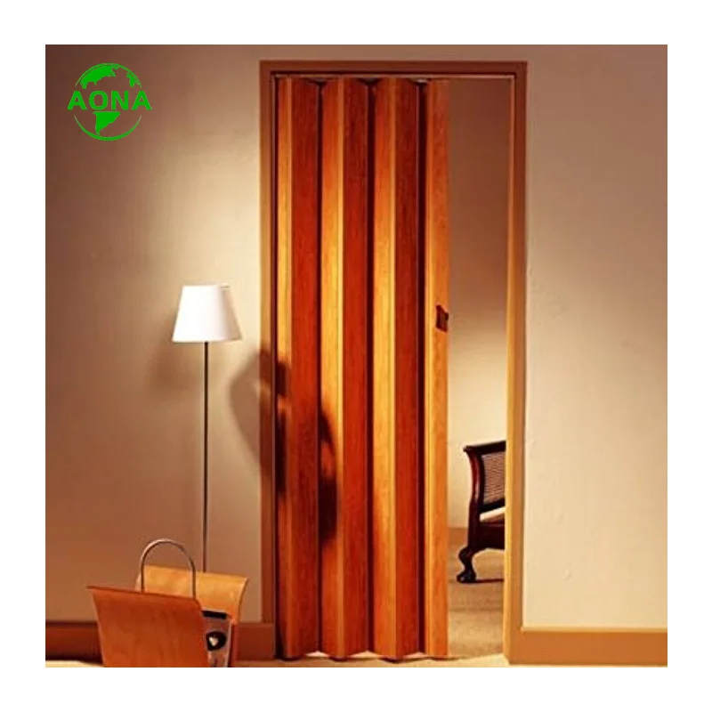 Alibaba China Supplier Pvc Bifold Door Accordion Door For Bathroom And Bedroom
