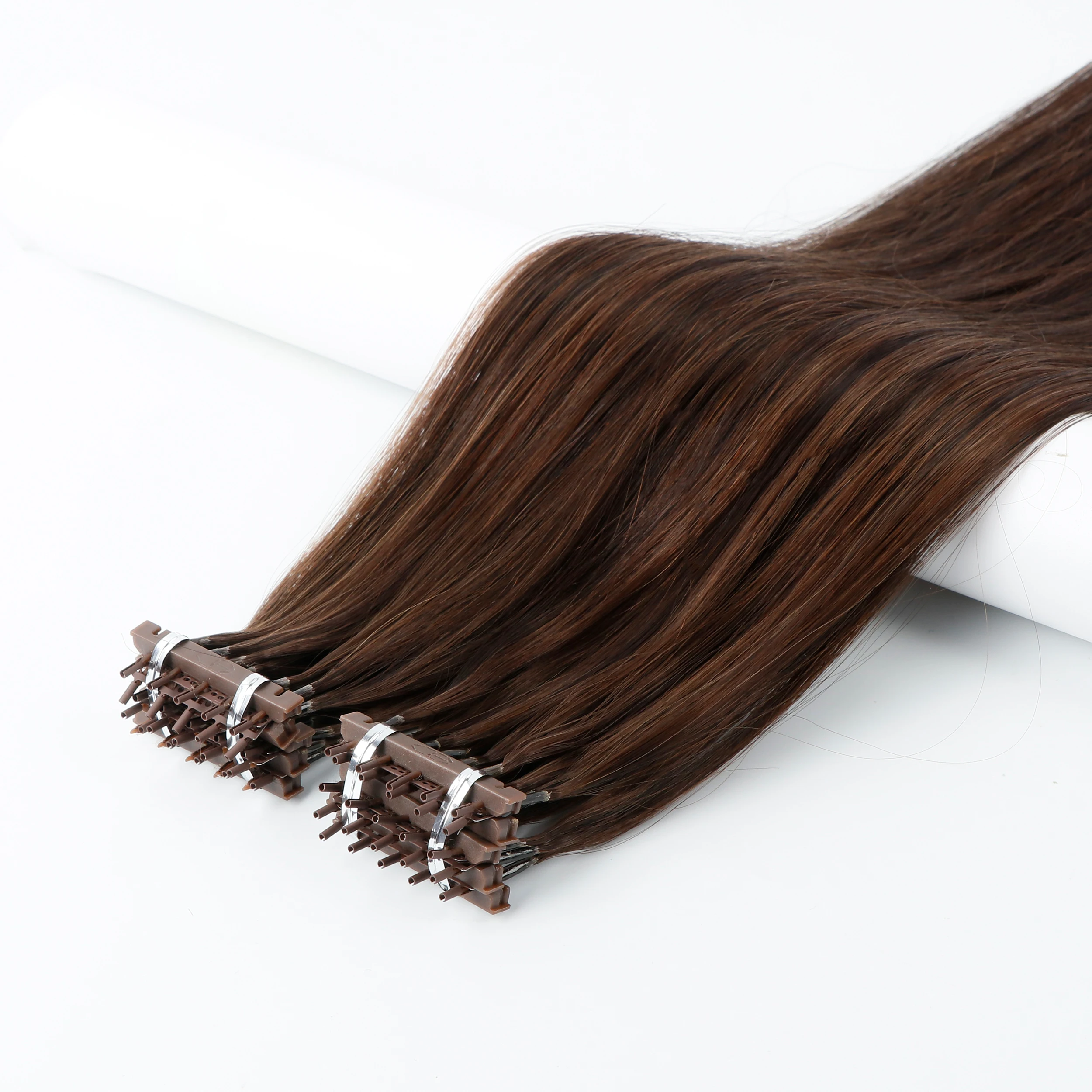 New Arrival Virgin 100 12A Russian Hair Cuticle Aligned Hair 6d Hair Extension Machine