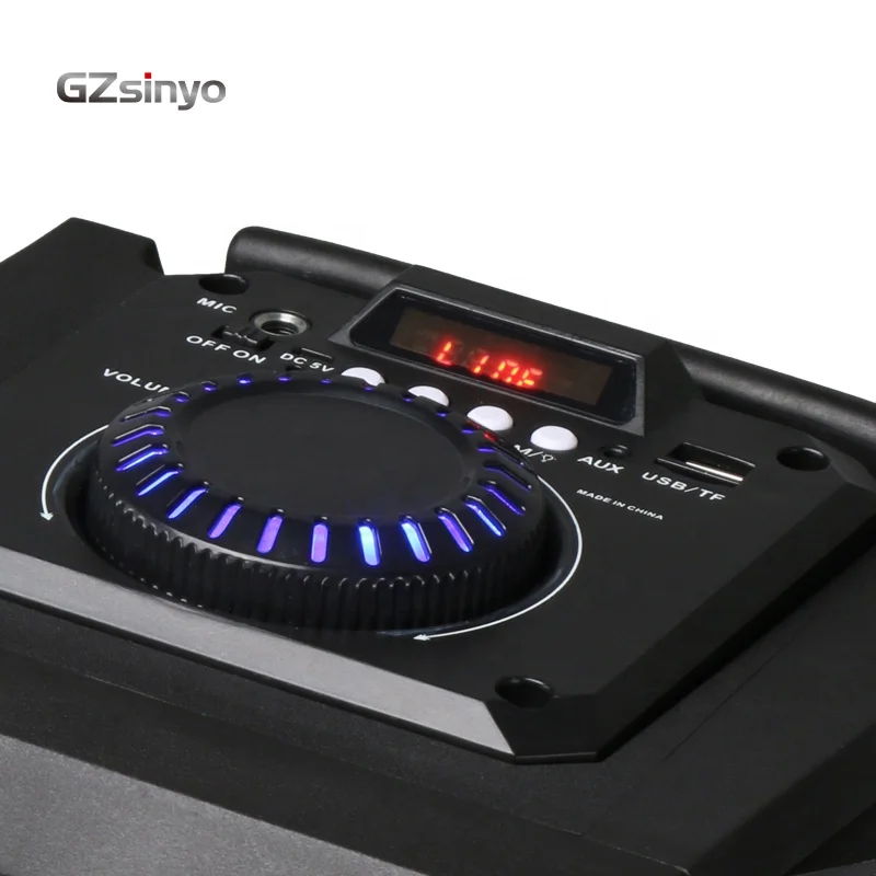 Hot Sale Outdoor Speaker Wireless Portable Blue tooth With Microphone Trolley Blue tooth Speaker