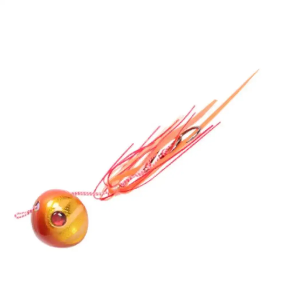 Luminous Japan Fishing Iron Plate Bait 40g/60g/80g/100g /120g/150g/180g/200g Sea Fishing Lead Head Silicone Skirt Road Sub-Bait