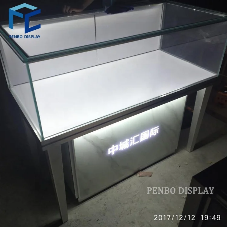 Витрина из мраморного стекла с 3d-дизайном для магазина ювелирных