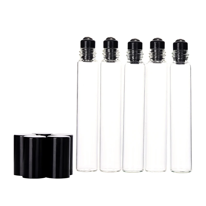 Wholesale perfume glass bottle simple design 10 ml roller ball glass bottle
