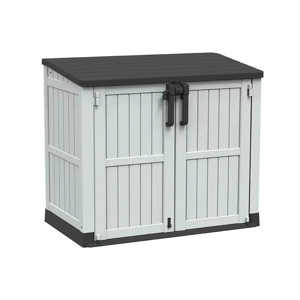 High quality outdoor plastic carport garden sundries storage shed