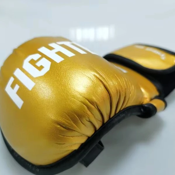 12oz 7oz MMA Gloves PU Leather Boxing Professional Training MMA Sparring Gloves
