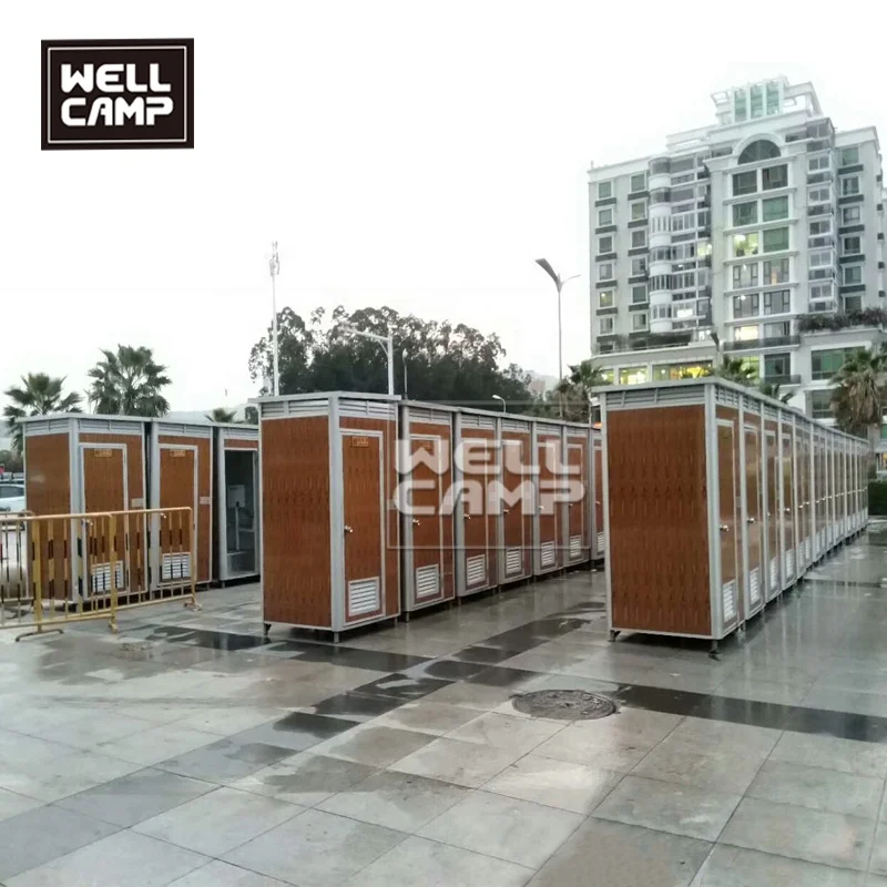 Sandwich Panel Recyclable Mobile Simple Toilet EPS Waterproof Portable Toilet 40HQ Container 3D Model Design CE Certification