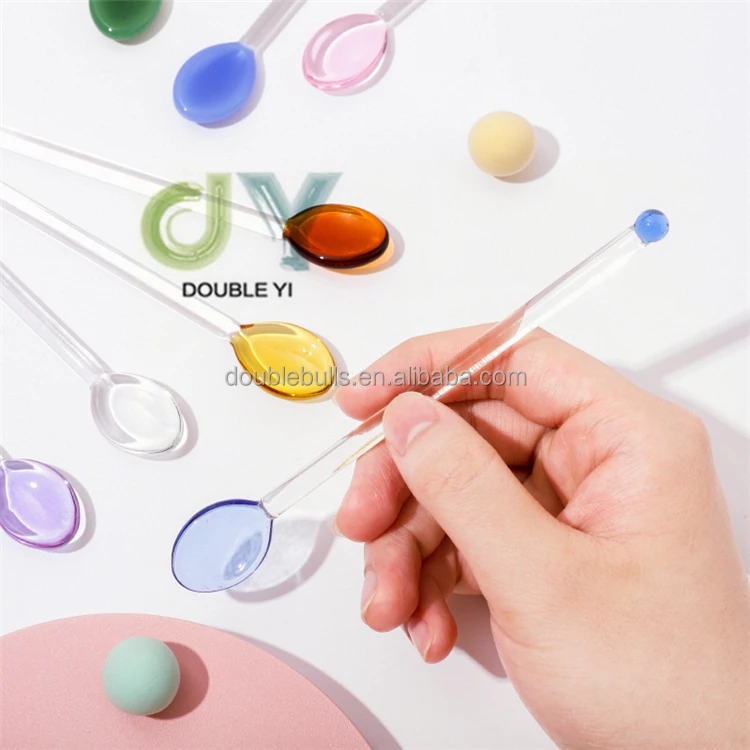 Soda Limes Glass Long Handle Drink Stirring Sticks Coffee Cocktail Stirring Rod Stir Bar