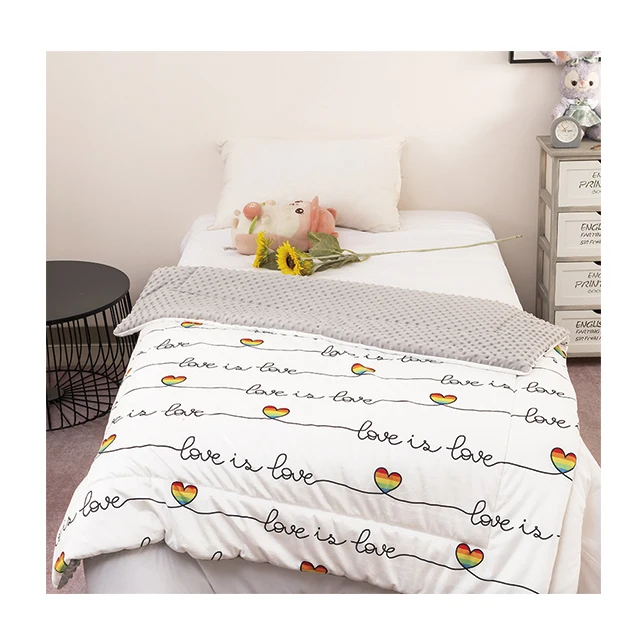 High Quality Minky Baby Quilt Blanket Warmth and Soft for Children and Adult