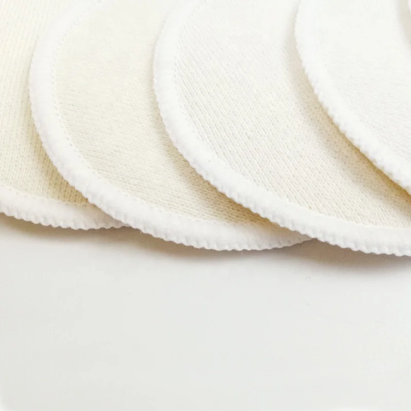 Hot Sale 8CM Zero Waste Organic Hemp Cotton Washable Makeup Remover Pads Cloth Facial Wipes Reusable