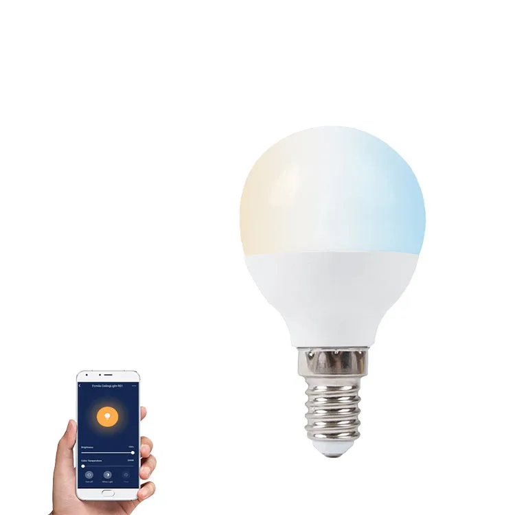 LED WIFI Light Smart Bulb GU10, Smart Phone Control 5W LED Spotlight Bulb GU10 Dimmable