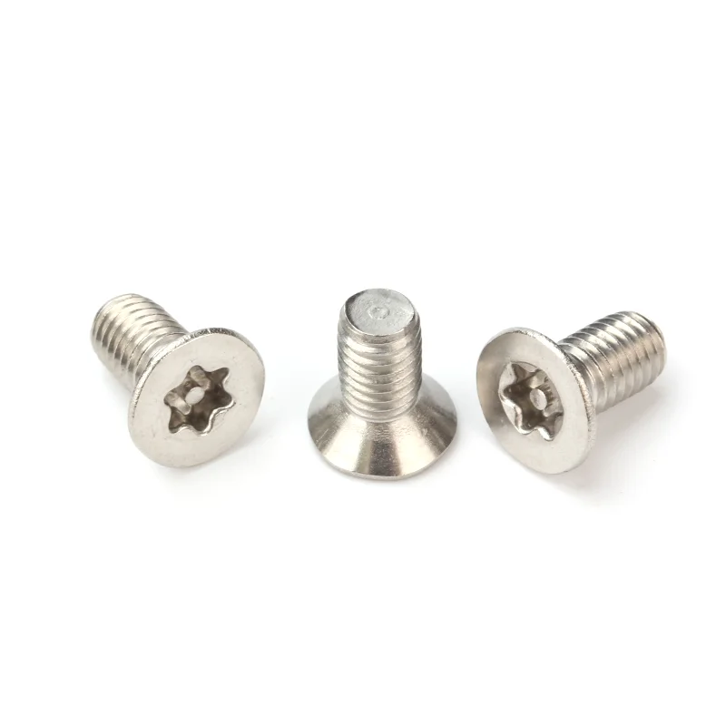 Custom Screw Manufacture Screw Supplier Customized Hexalobular Torx Socket CSK Head Anti-theft Screws With Stud