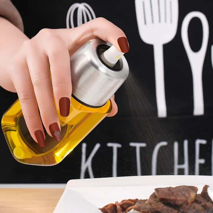 Кухонная Стеклянная банка для соуса бутылка уксуса диспенсер масла набор хранения