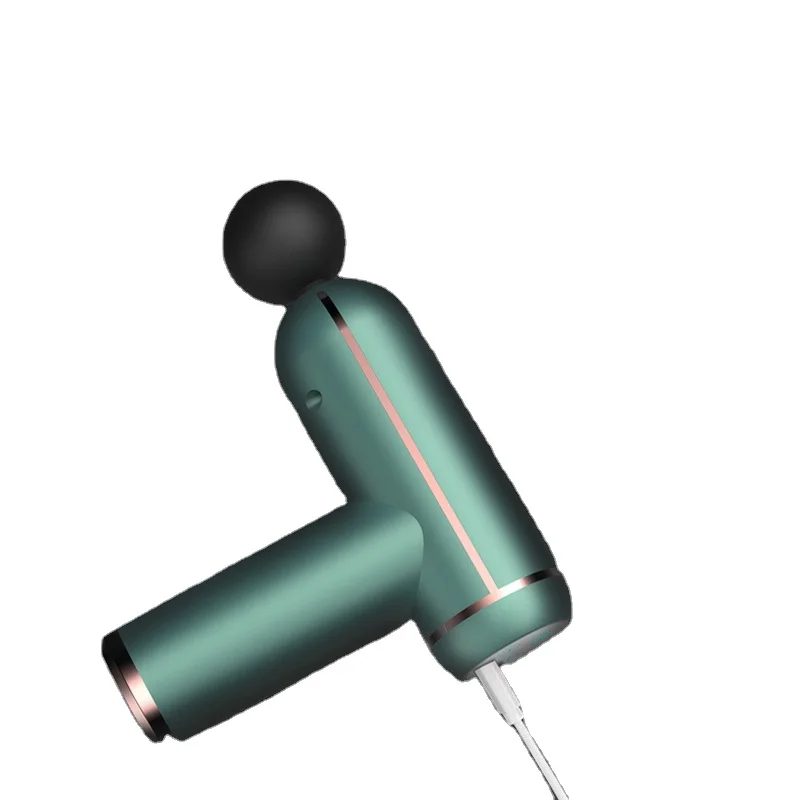 4 Heads Vibration Muscle Massager Mini Handheld Electric Body Deep Massager Sports Drill Massage Gun