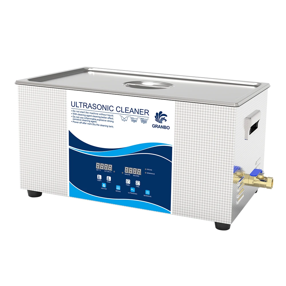 Ultrasonic Cleaning With Basket Jewelry Ultrasound Bath 22L DPF PCB Board Metal Mould Ultra Sonic Cleaner Machine