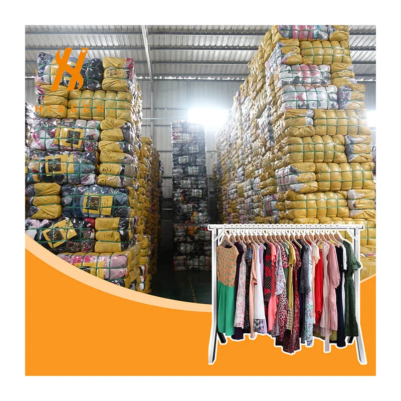 Kids Kingaa Baby Second Hand Clothing Brand Vip Bales First Class Ladies Dress Short Dubai Used Clothes Balot 100kg