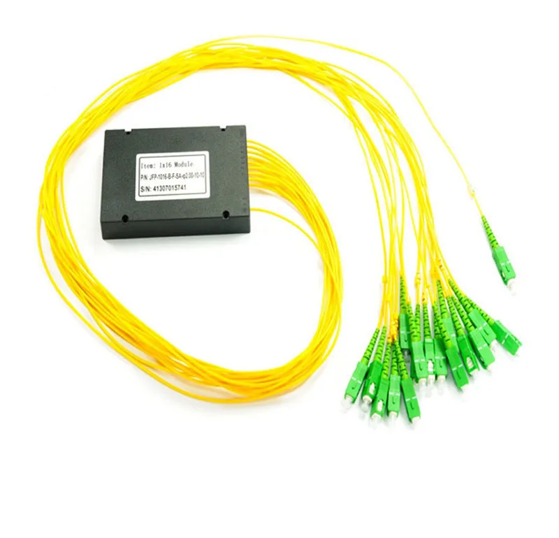 Supply 1x2 1x4 1x8 Cassette Type PLC Optical Splitter with High Quality