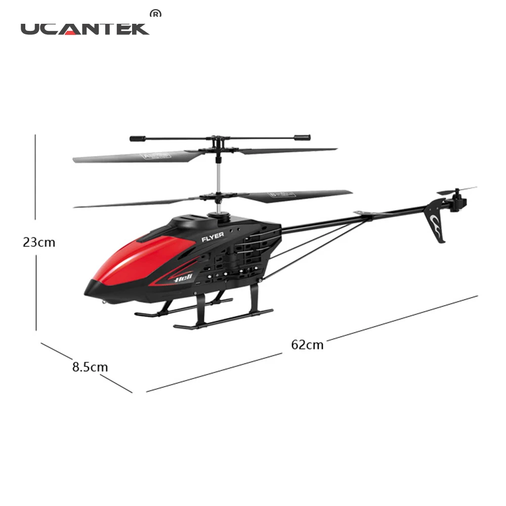 63CM 3.5CH With Gyroscope Big Size Remote Control Helicopter Flying Toys With Light