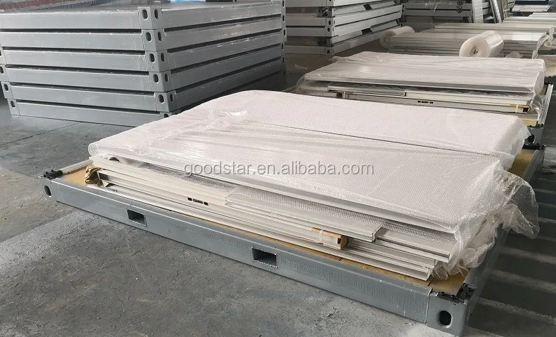 Cheap easy installation light steel fire proof tiny homes prefabricated small container house