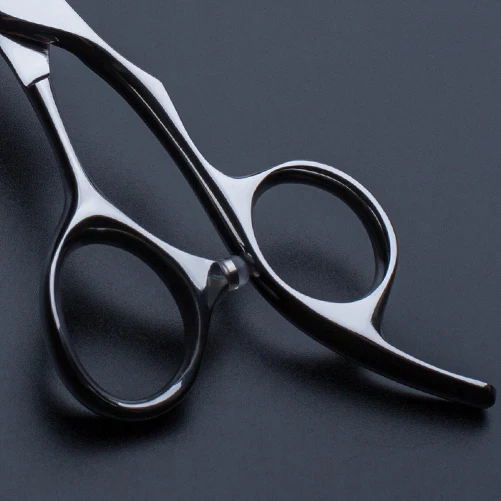 Japanese 440C hair scissors 6 inch barber hairdressing scissors with smooth cutting