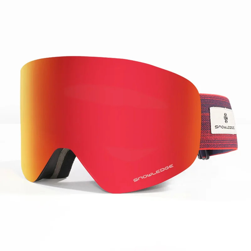 HUBO 197B dropshipping ski goggles glasses uv400 protection anti fog magnetic snow goggles