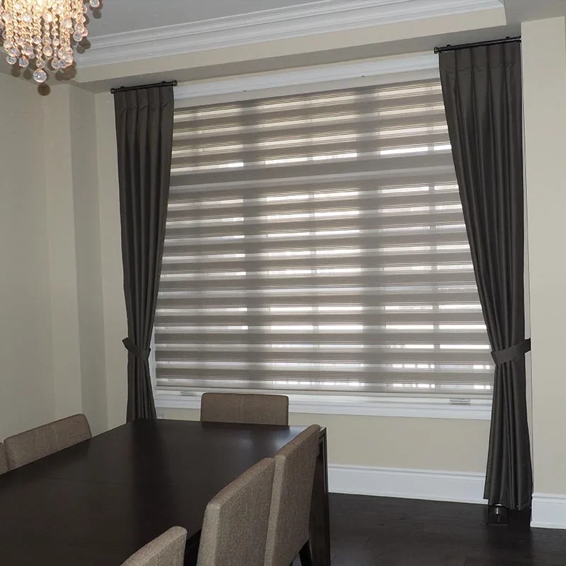 Modern Aluminum Custom Color Size Smart Sunscreen Shade Roller Blinds Roll Curtain Window Blinds Zebra Blinds