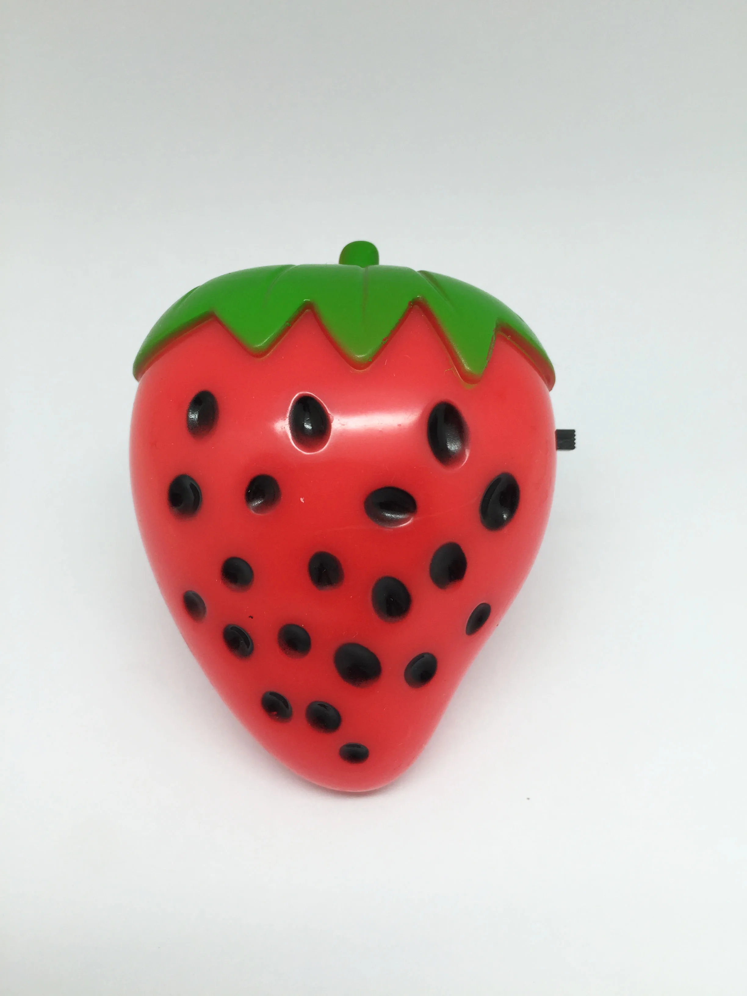 OEM W005 cartoon strawberry LED SMD mini switch plug in small wall night light lamp with 0.6W and 110V or 220V for  bedroom