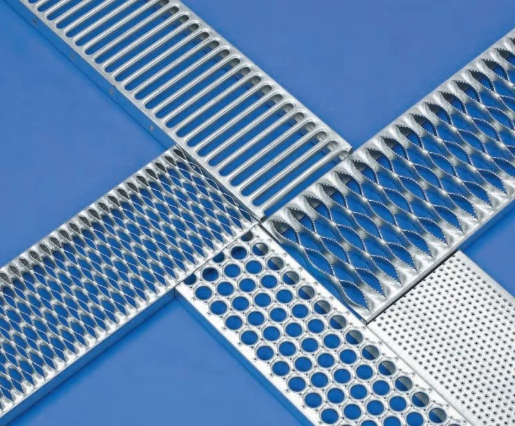 Perf-O Anti-slip Raised Aluminium Trailer Decking sheet  Safety Grating Walkway
