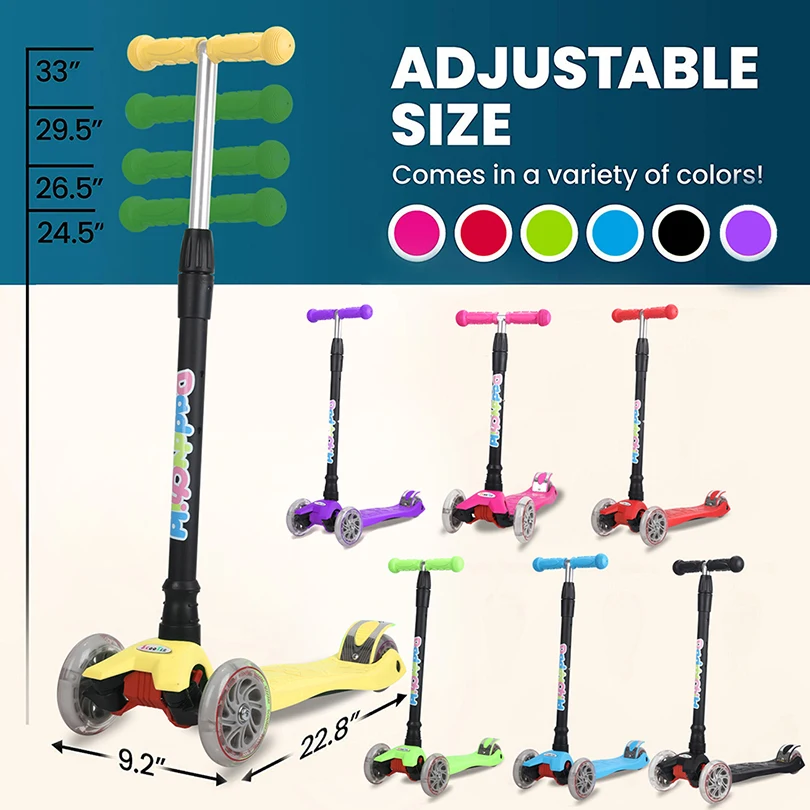 OEM Hot Selling kick scooter for kids 3 wheel pro scooter freestyle for sale  CE ASTM