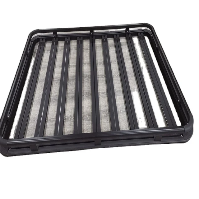 Auto Parts Protection BlackThickened Aluminum Alloy Roof Luggage Carrier For Wrangler