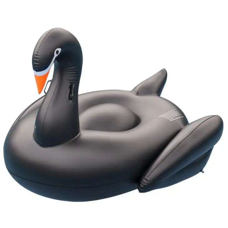 Summer swim pool Water sports air mattress Water party Toy Large Pvc  swimming Tube Rider island Floats Swan for adult